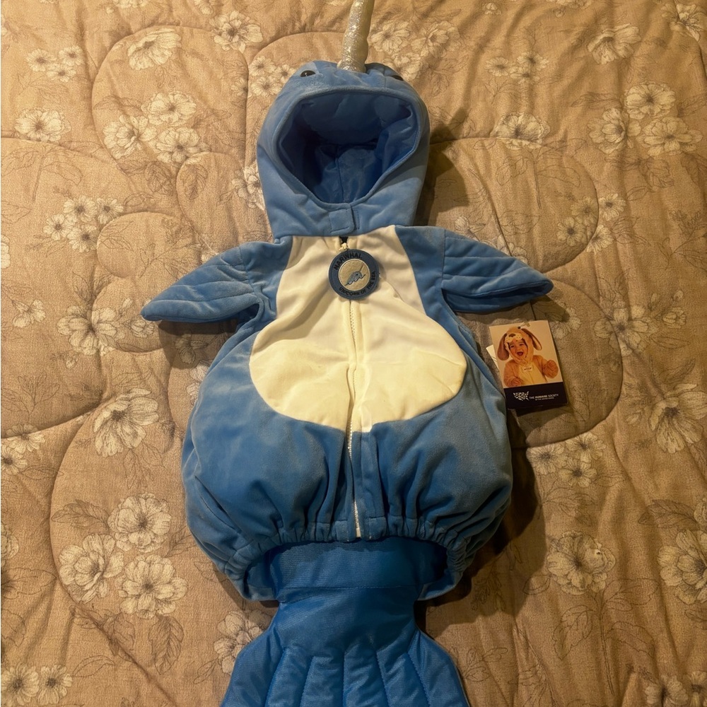 Blue Narwhal Kids Halloween Costume - Brand Unknown